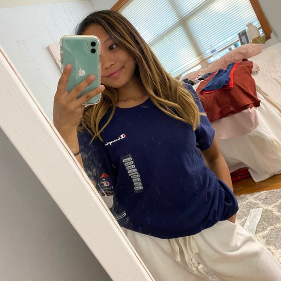 Navy Champion Boyfriend T - Picture 1 of 4